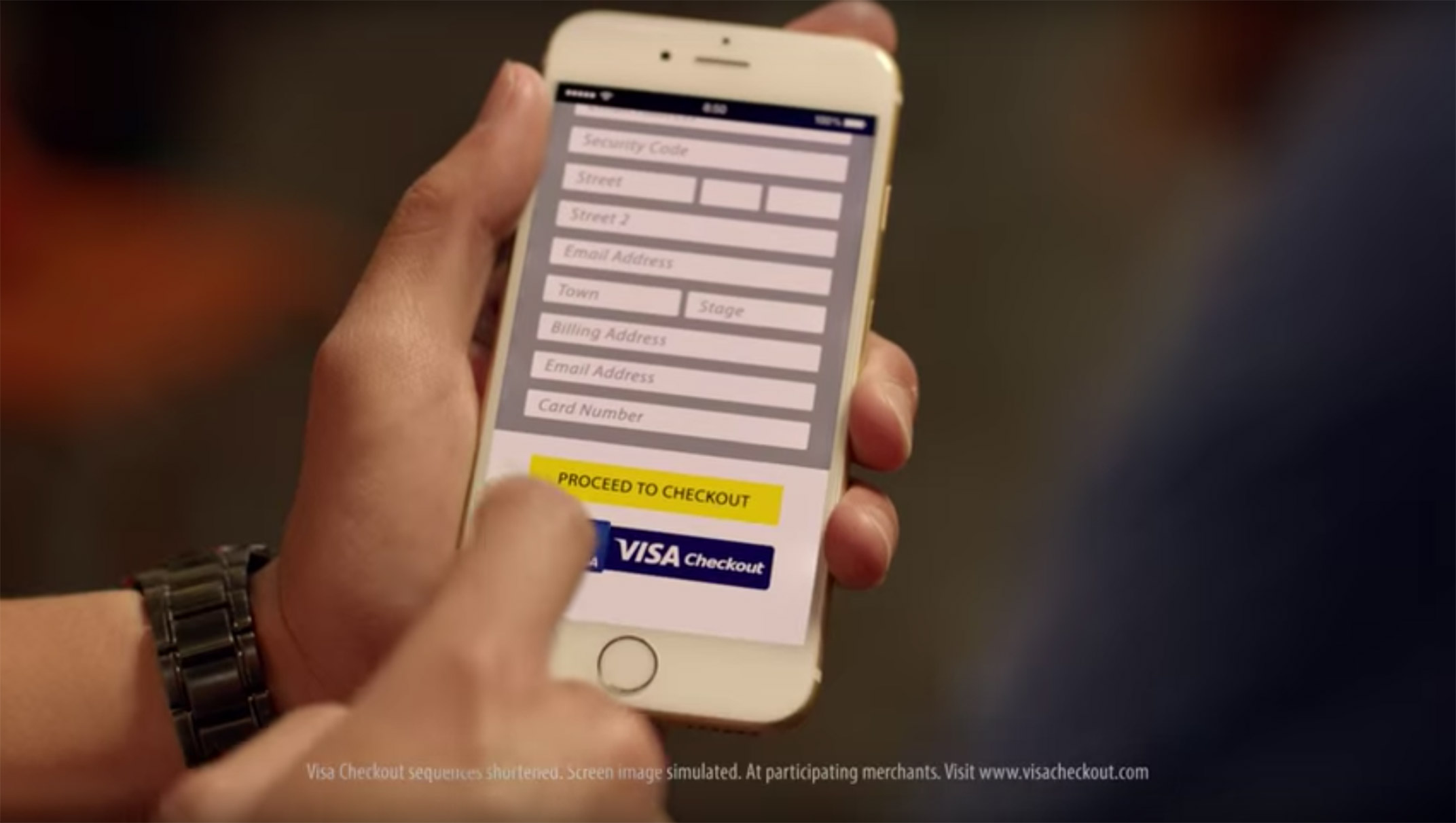 Video para conocer cómo se usa Visa Checkout